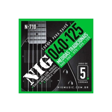 Encordoamento Contrabaixo 040/.125 - 5 Cordas N710 Nig 1