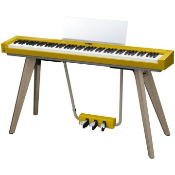 O Privia PX-S7000 é um verdadeiro trabalho artesanal que redefine o padrão dos pianos digitais. Este modelo combina a estética integrada com suporte e pedais inclusos que podem ser apreciados de qualquer ângulo, com as inovadoras tecnologias de som da Cas