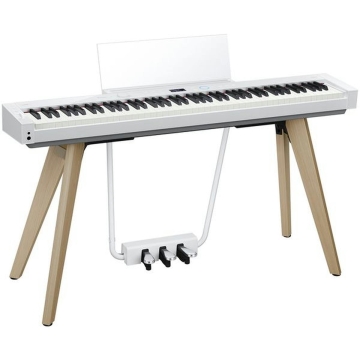 O Privia PX-S7000 é um verdadeiro trabalho artesanal que redefine o padrão dos pianos digitais. Este modelo combina a estética integrada com suporte e pedais inclusos que podem ser apreciados de qualquer ângulo, com as inovadoras tecnologias de som da Cas