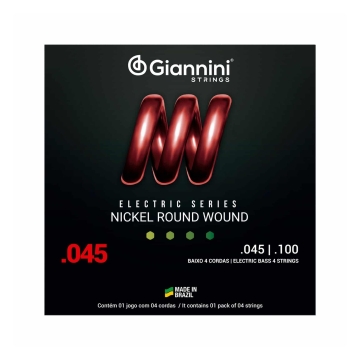 Encordoamento Giannini P/contra Baixo Pesado 0.045 Geebrs 1