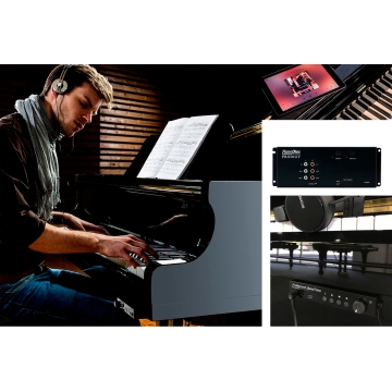P9 Pearl River Cauda PRESTIGE SERIES Piano Acústico| Teclacenter-A811 - Rubbed Ebony Satin-Reprodução automática PR Prodigy - ProRecord e Silent System - DSK3