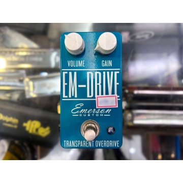 Pedal Emerson EM-Drive Overdrive Transparente Azul - Usado