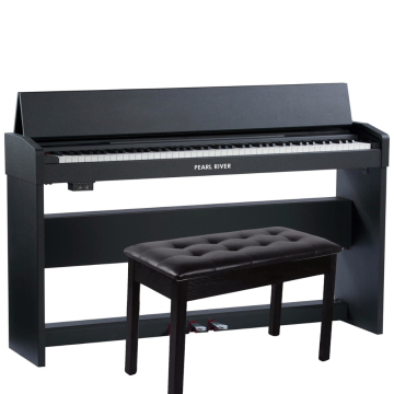 F13 Pearl River Piano Digital 110V com Banqueta