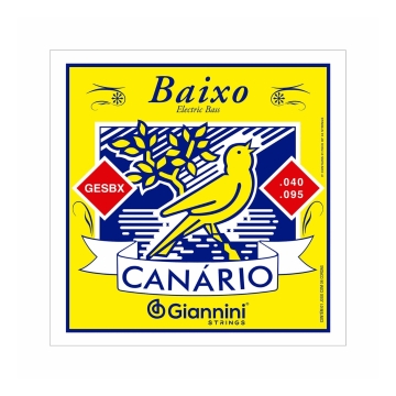 Encordoamento Giannini P/contrabaixo Canário Gesbx 1
