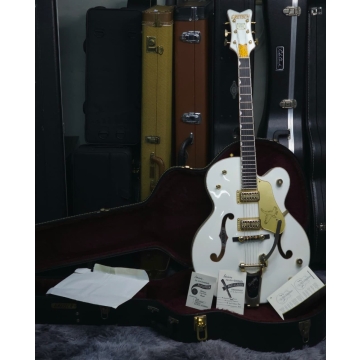 Guitarra Gretsch White Falcon G6136T Usada - Com Case | Ícone Vintage e Sonoridade Premium