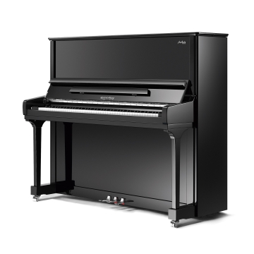 KA6X Kayserburg Artist Series Piano Acústico Vertical Rubbed Satin Ebony| Teclacenter