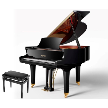 Kayserburg GH148C Piano Acústico de Cauda  Heritage Series em Ebony polish | Teclacenter