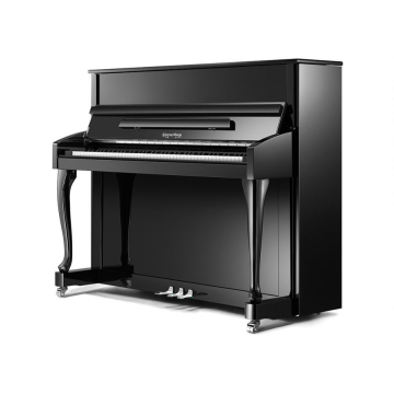 KHA2 Kayserburg Heritage Series Piano Acústico Vertical em Ebony Polish| Teclacenter