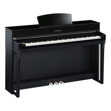Piano Digital Yamaha Clavinova clp-735 - Preto Polido - SHOWROOM