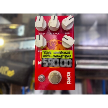 Pedal Compressor Darta Monkey Komp Vermelho - Usado