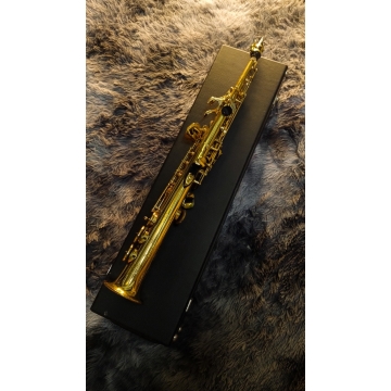 Saxofone Soprano Yamaha YSS-475 Dourado - Instrumento Profissional Usado