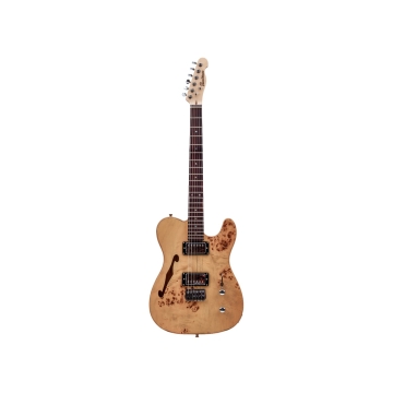 Guitarra Elétrica Pearl River GTL60-N - 2 Humbuckers, Braço Maple