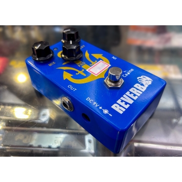 Pedal PRD REVERB Caline CP-98 SEAHAWK Azul - Efeito Sonoro Profissional