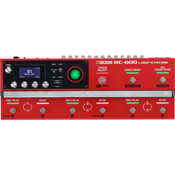 Pedaleira BOSS RC-600 Looper SHOWROOM | 6 Canais, 32-bit, 99 Memórias