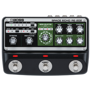 Pedal BOSS RE-202 Space Echo SHOWROOM - Delay de Fita Lendário