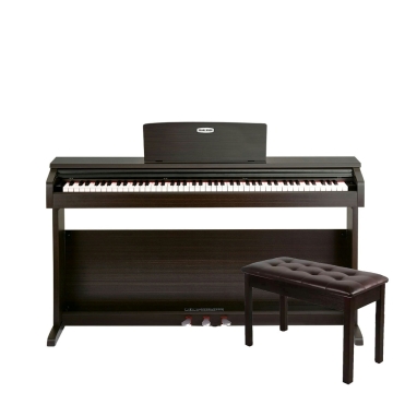 V05 Pearl River Piano Digital Rosewood com banqueta Bivolt