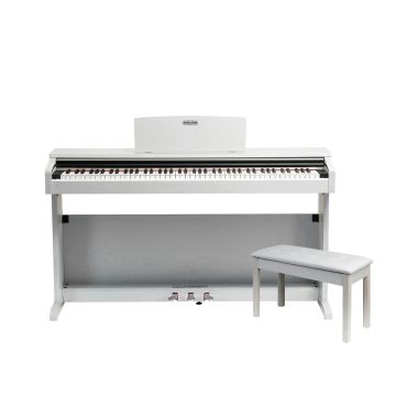 V05 Pearl River Piano Digital branco Bivolt Com Banqueta