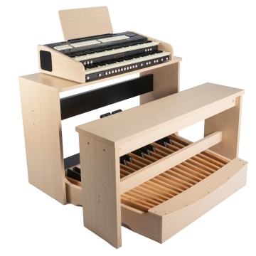Orgão Viscount Cantorum Duo Plus Completo com estante, pedaleira e banqueta - Physis Plus technology