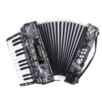 Acordeao 8 baixos Benson BAC08PBK preto perola c/22 teclas 1
