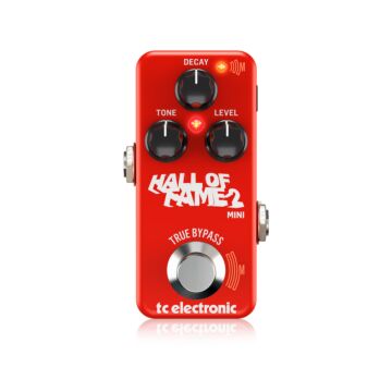 Pedal TC Electronic Hall Of Fame 2 Mini - Reverb - Algoritmos de última geração