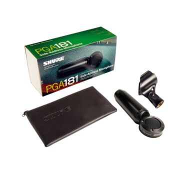 Microfone Condensador Fio para Instrumento PGA181-XLR Shure 1