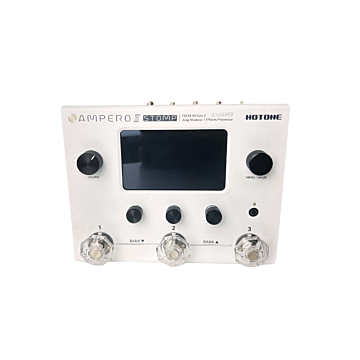 Pedal De Efeito Hotone Ampero II Stomp Mp-300 Branco Usado