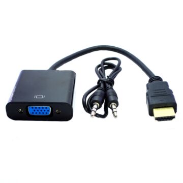 Cabo Conversor Hdmi Para Vga + áudio Storm 1