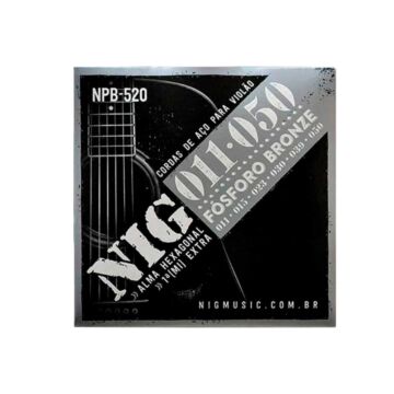 Encordoamento Violão Aço Fósforo Bronze 011"-050" Npb520 Nig 1
