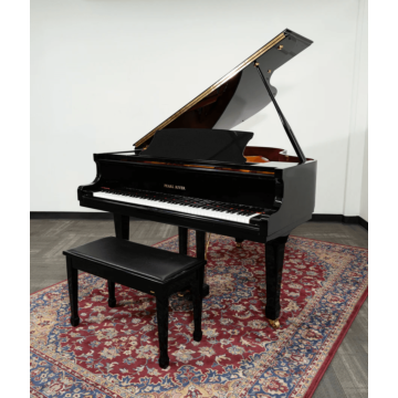 GP160 Pearl River Baby Grand Piano Cauda em Preto Acetinado com Banqueta| Teclacenter