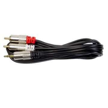 Cabo P2 Stereo 02 Rca Metal 3m Storm 1
