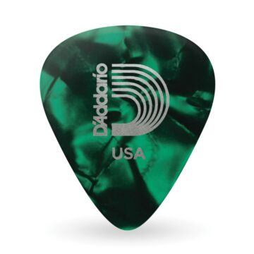 Palheta Celulóide Verde Perolada Pesada D Addario 1CGP6-10 1