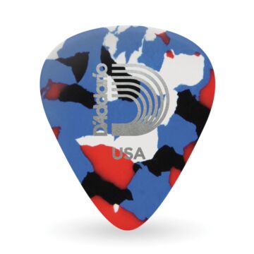 Palheta Celulóide Multicolorida Pesada D Addario 1CMC6-10 1