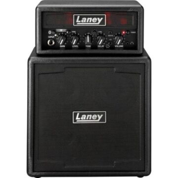 Mini Amplificador de Guitarra Laney Ministack-B-Iron Preto