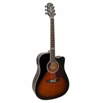 Violão Giannini GF1D CEQ Eletroacústico Aço 3 Tone Sunburst