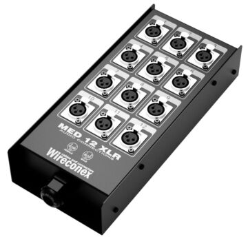 Painel Multicabo 12 Vias Xlr - Medusa Wireconex 1