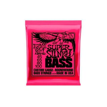 Encordoamento P/baixo 4 Cordas Super Slinky Niquel 045"-100" P02834 Ernie Ball 1