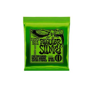 Encordoamento 010"-046" P/guitarra Regular Slink Niquel Ernie Ball P02221 1