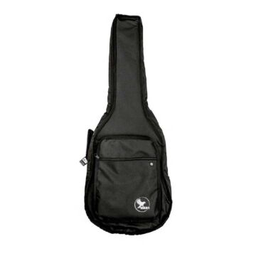 Capa P/ Violão Folk Extra Bolso Cargo - Nylon 600 - Preto Bkr 1 1