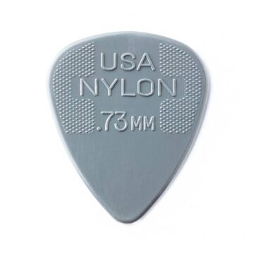 Palheta Nylon Standard 0,73mm Cinza Pct C/6 44r.73 Dunlop (1981) 1