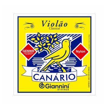 Encordoamento Giannini P/violão Nylon Canário C/bolinha Genwb 1