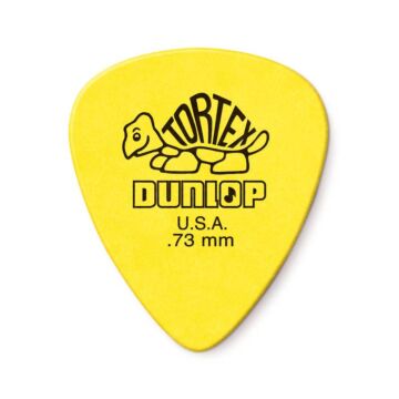 Palheta Tortex 0,73mm Amarela Pct C/ 6 Un 418r.73 Dunlop (1343) 1