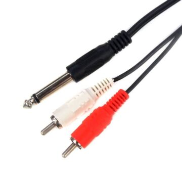 Cabo 2 Rca X P10 Mono Niquel 1,8m 1