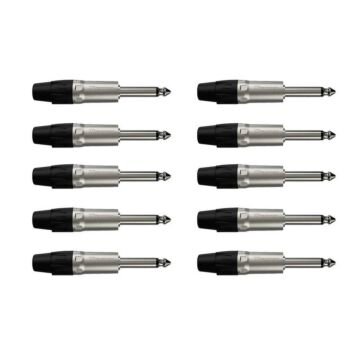 Conector P10 Macho Linha Mono Wc 1112 Wireconex  10 Unidades 1