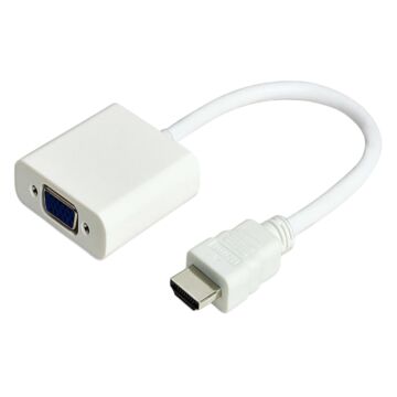 Conversor Hdmi Para Vga Com Audio Branco Storm 1