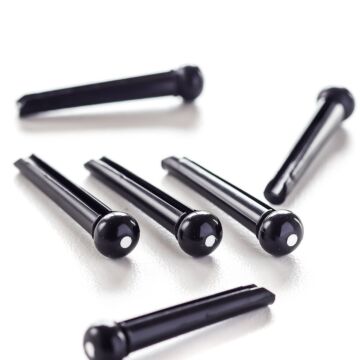 Pino Ponte Violão Preto Branco (6 Peças) Spirit BPN-BLK/W 1
