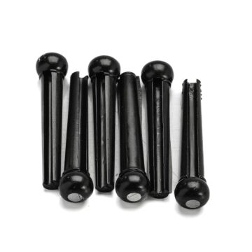 Pino Ponte Violão Preto Perolado (6 Peças) Spirit BPA-BLKAIT 1