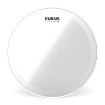 Pele Batedeira Para Bumbo 18' Evans EQ4 Transparente BD18GB4 1