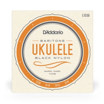 Encordoamento Ukulele Barítono D Addario Pro-Arté Black EJ53B 1