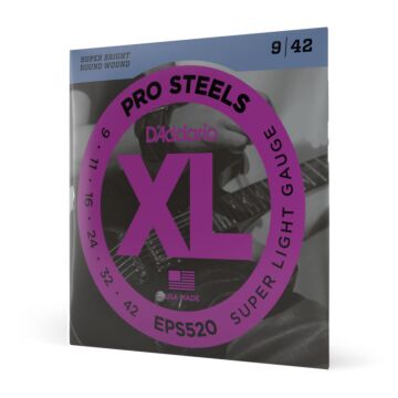 Encordoamento Guitarra 09-42 D Addario XL Pro Steels EPS520 1