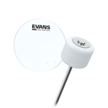 Pad Protetor Pele Bumbo Pedal Simples (2 Peças) Evans EQPC1 1